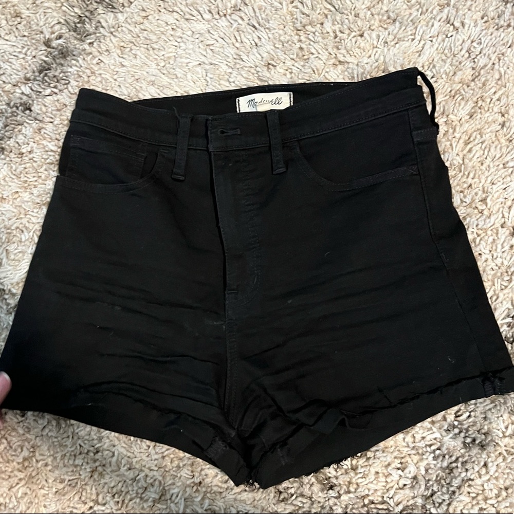 Black madewell high rise jeans size 27. Worn once